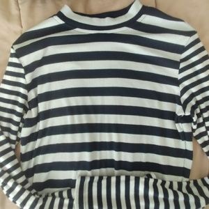 Superdry long sleeve turtleneck crop top